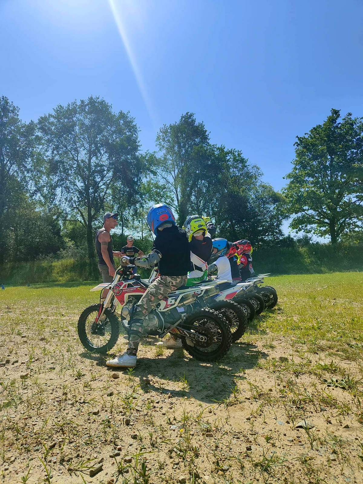 initiation motocross Pays de la Loire école de pilotage motocross